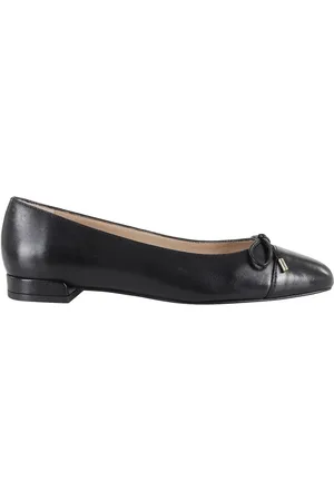 Stuart Weitzman Bow Pointed Almond Toe Ballerina Flat in