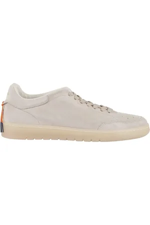 Barracuda Low-Top Sneakers - Vintage-Inspired Leather Sneakers With Perforated in