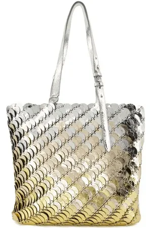 Paco rabanne Totes & shoppers - Shoulder Bag - Leather - Gold in
