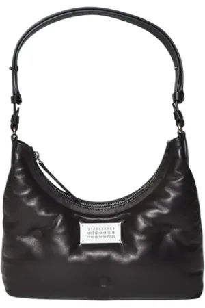 Maison Margiela Hobo bags - Glam Slam Hobo Small Black Leather in