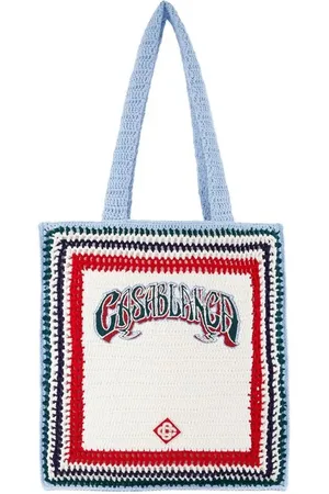 Casablanca Totes & shoppers - Large Crochet Shopper Bag - Cotton - White in