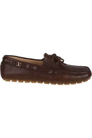 VALENTINO GARAVANI Loafers - Buffalo Leather Fastaway Driver Loafer in