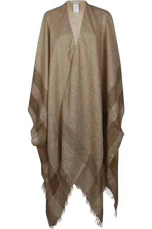 PESERICO SIGN Sjaals & halsdoeken - Lurex-Finished Woven Kimono Scarf in