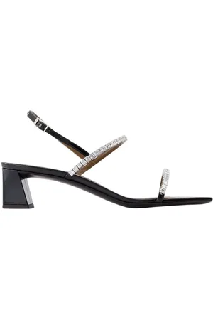 Giuseppe Zanotti Sandalen - Valentiine Crystal 45 Sandals - Leather - Black in