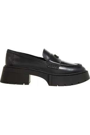 Coach Loafers - Leah Platform Leather in