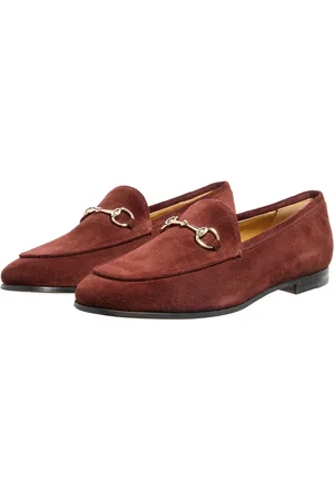 Gucci Loafers - Horsebit Suede Loafers in