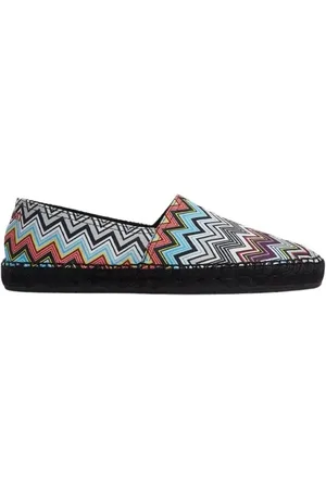 Missoni Printed Canvas Flat Espadrilles in