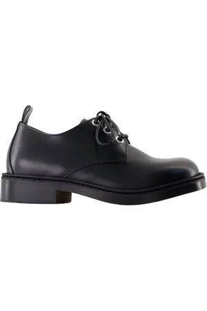 Alexander McQueen Lace Up Derbies - Leather - Black in