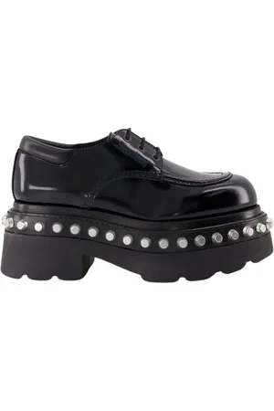 Alexander Wang Atlas Derbies - Leather - Black in