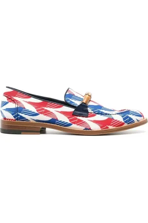 Casablanca Low-Top Sneakers - Aviator Houndstooth Envelope Loafers in