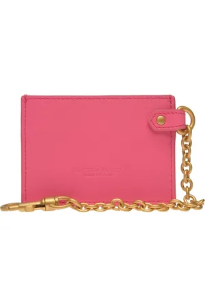 Bottega Veneta Portemonnees - Logo Card Case Keychain in