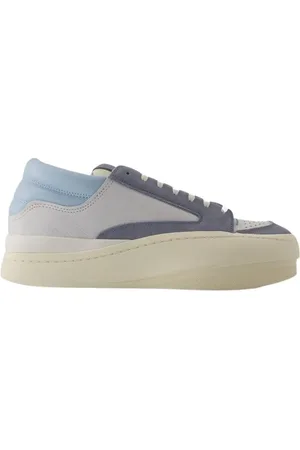 Y-3 Low-Top Sneakers - Centennial Low Sneakers - Leather - White in