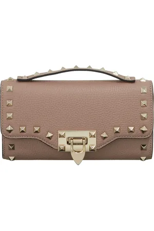 VALENTINO GARAVANI Portemonnees - Wallet On A Chain Rockstud in