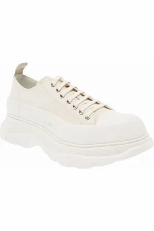 Alexander McQueen Low-Top Sneakers - Tread Beige Sneakers in
