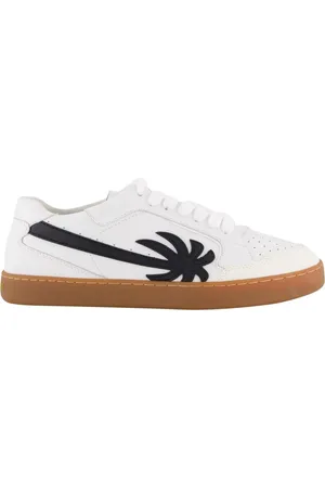 Palm Angels Low-Top Sneakers - Heren New Palm 1 Leather Sneakers in