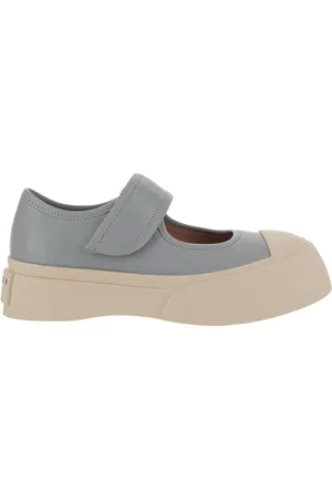 Marni Low-Top Sneakers - Leather Mary Jane Sneakers in