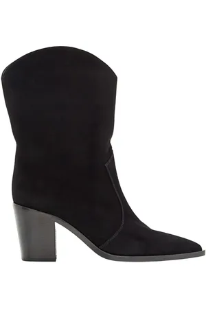 Gianvito Rossi Boots - Denver Suede Texan Boots in