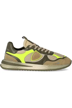 Philippe model Low-Top Sneakers - Olympique Low Neon Military Green Sneaker in