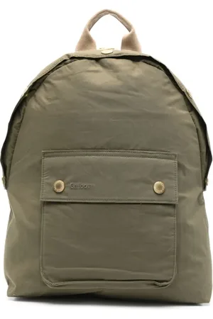 Barbour Rugzakken - Olive Green Backpack With Adjustable Straps in