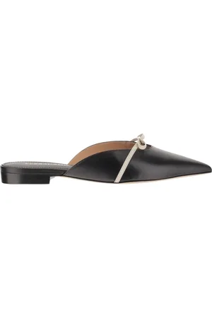 Salvatore Ferragamo Slippers & Mules - Leather Mules With Bow in