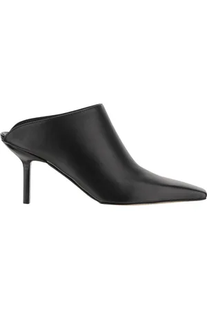 Armarium Slippers & Mules - Square Toe Leather Mules in