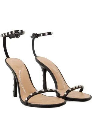 Alexander Wang Sandalen - Nicki 105 Heeled Sandals - Leather - Black in