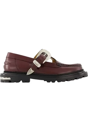 TOGA PULLA Aj1278 Loafers - Leather - Burgundy in