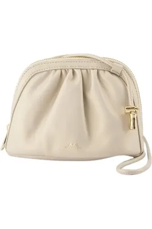 A.P.C. Clutches - Ninon Small Clutch - Pvc - Gold in
