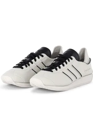 Y-3 Low-Top Sneakers - Country Sneakers - Leather - White in