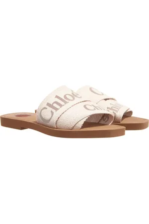 Chloé Slippers & Mules - Flache Woody Pantolette in