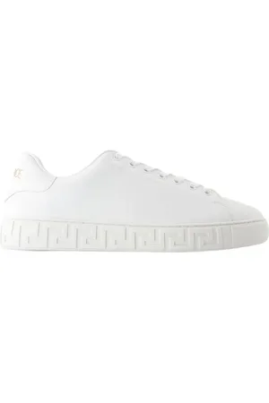 VERSACE Low-Top Sneakers - Sneakers - Leather - White in