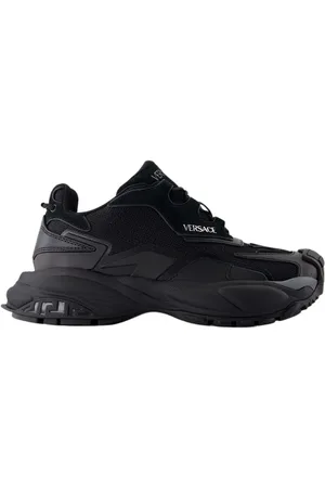 VERSACE Low-Top Sneakers - Sneakers - Leather - Black in