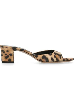 PARIS TEXAS Slippers & Mules - Brown Lara Mule Shoes in