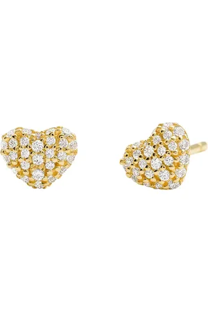 Michael Kors Oorbellen - MKC1119AN710 Pave Heart Stud in