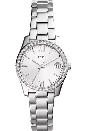 Fossil Horloges - Scarlette Mini Three-Hand Date Stainless Steel Wat in