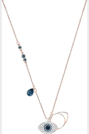 Swarovski Kettingen - Symbolic pendant Evil eye Mixed metal finish in
