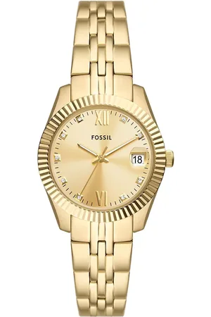 Fossil Horloges - Scarlette Three-Hand Date -Tone Stainless Stee in