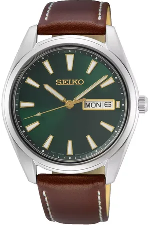 Seiko Horloges - Herren Uhr Braun SUR449P1 in