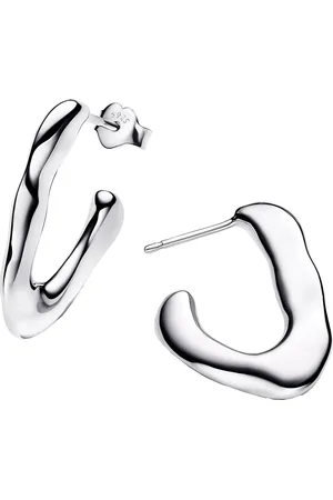 PANDORA Oorbellen - Sterling hoop earrings in