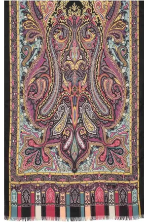 Etro Sjaals & halsdoeken - Tuch mit Paisley Muster aus Kaschmir in