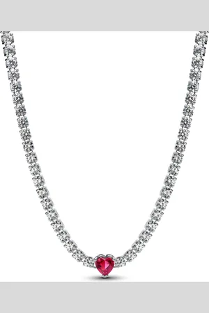 PANDORA Kettingen - Strahlenkranz Herz Choker in