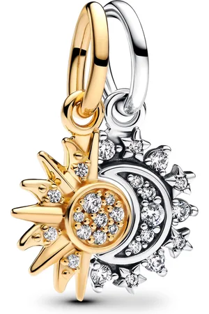 PANDORA Charms - Teilbarer Sonne & Mond Charm-Anhänger in