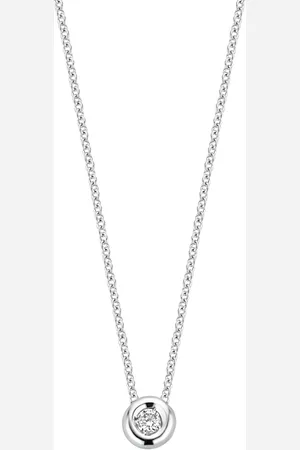 Blush Kettingen - Diamonds 585 Weißgold Kette in
