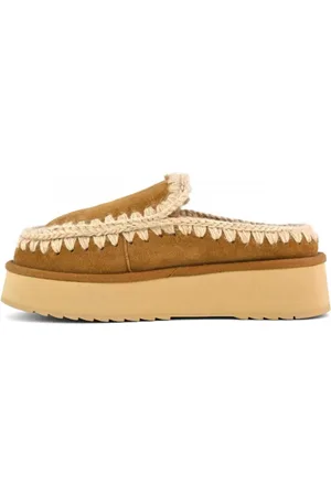 Mou Sandalen - Pantoffels Cognac Mu.fw681004a in