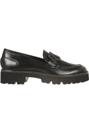 RENE CAOVILLA Loafers - Morgan Leather Moccasin in