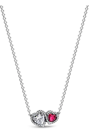 PANDORA Kettingen - Hearts sterling collier with cherries jubil in