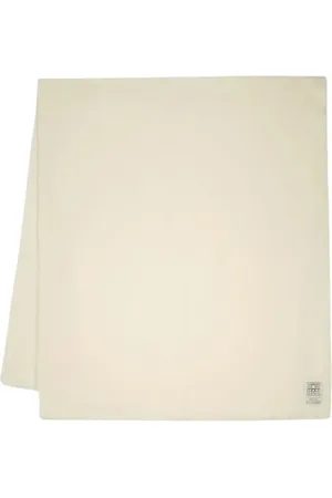 Totême Sjaals & halsdoeken - Wide Classic Scarf - - Wool - Ivory in