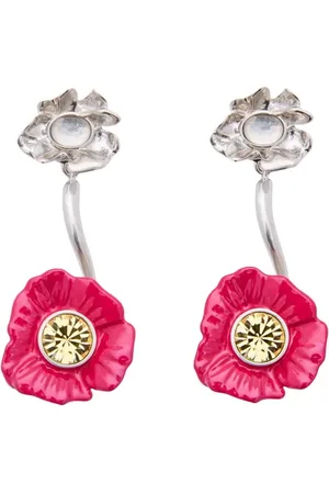 Marni Oorbellen - Multicolor Flower Pop Dangle Earrings in