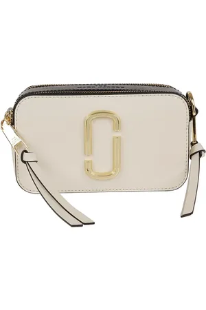 Marc Jacobs Hobo bags - Compact Leather Snapshot Bag With Gold Brass Logo in
