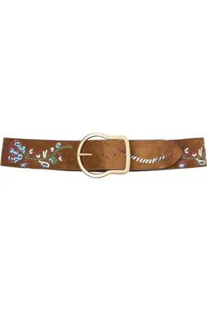 Dorothee Schumacher Riemen - SUEDE SENSATION 6cm flower bel in